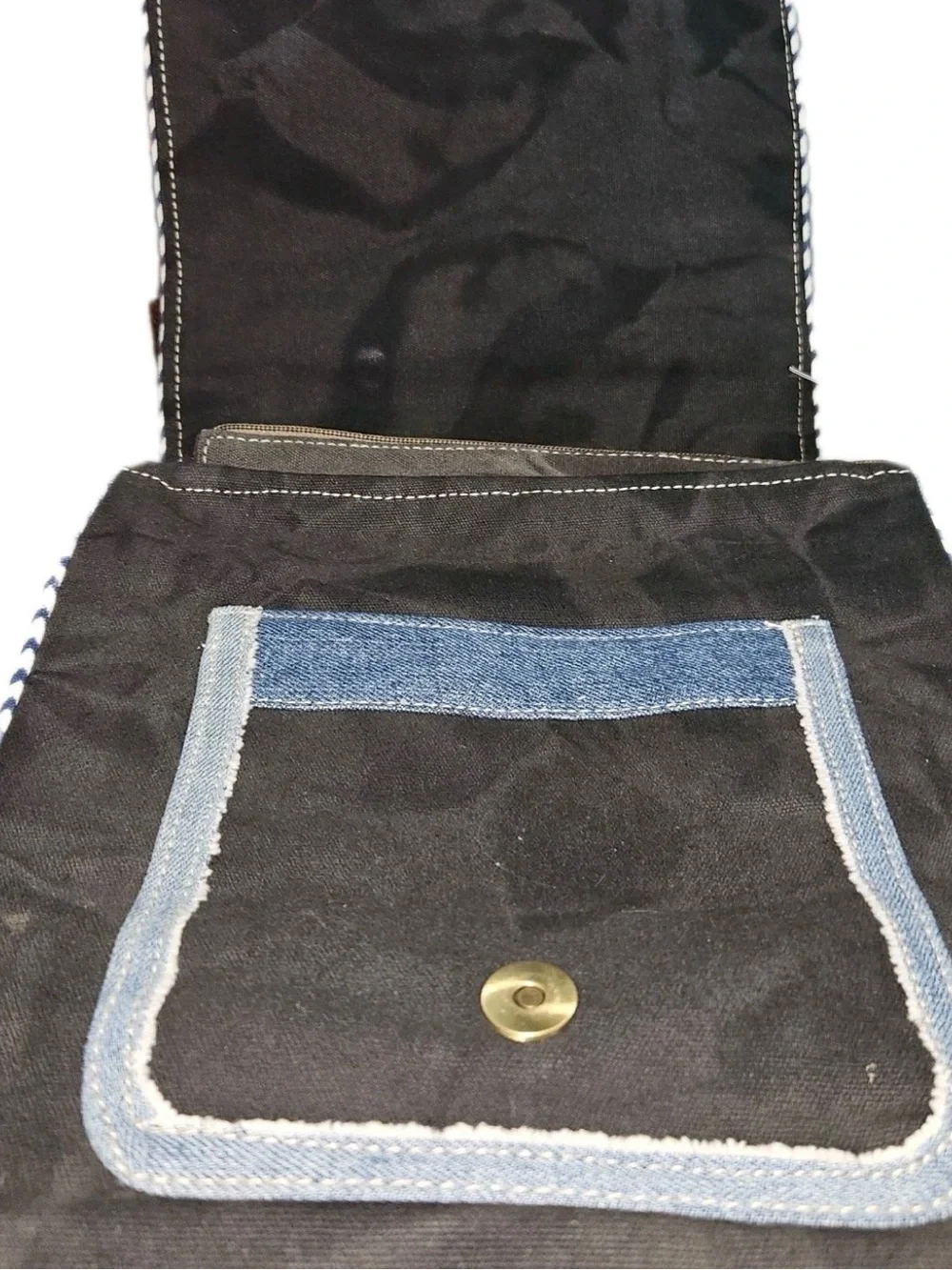 Upcycled travelteli denim